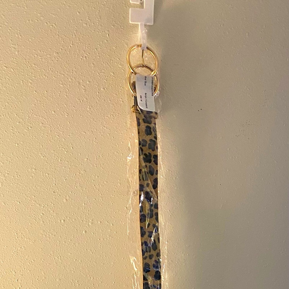 Leopard Print Belt